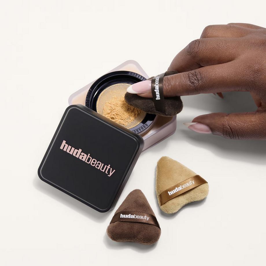 Huda Beauty  Mini Puffs Powder Puff Trio - Trio de Mini Houppettes 