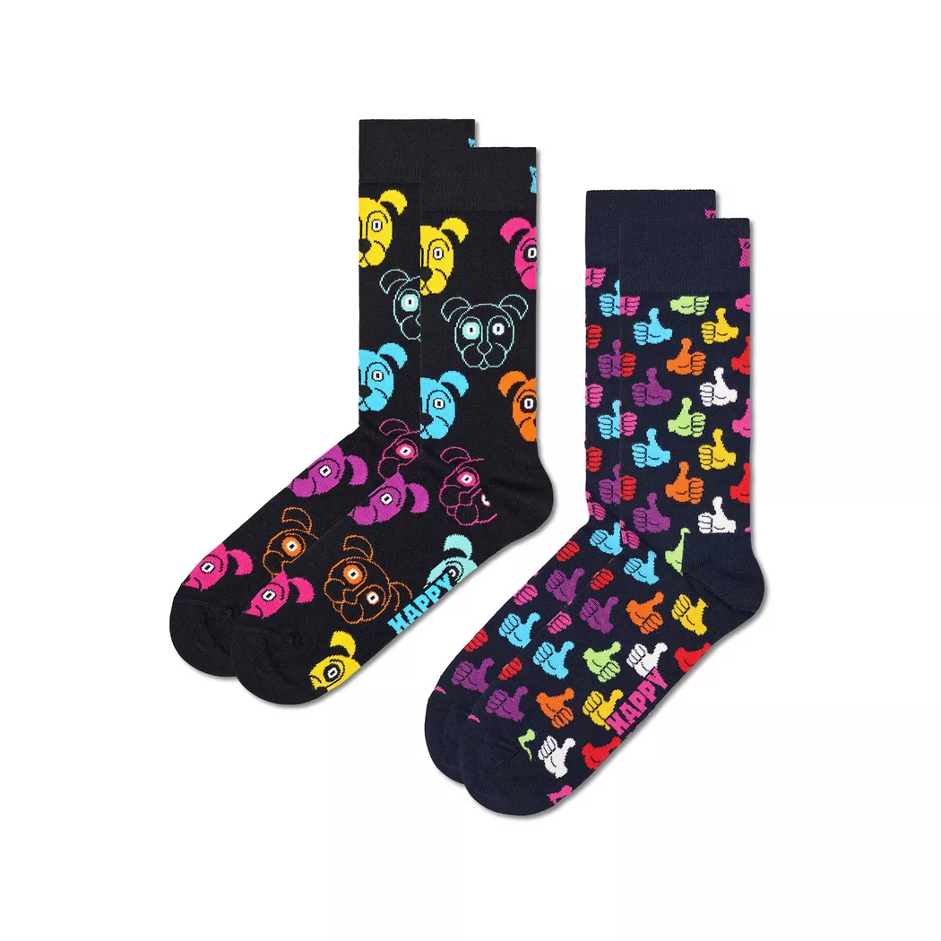 Happy Socks - Socken, für Damen, Black, Größe 36-40 7