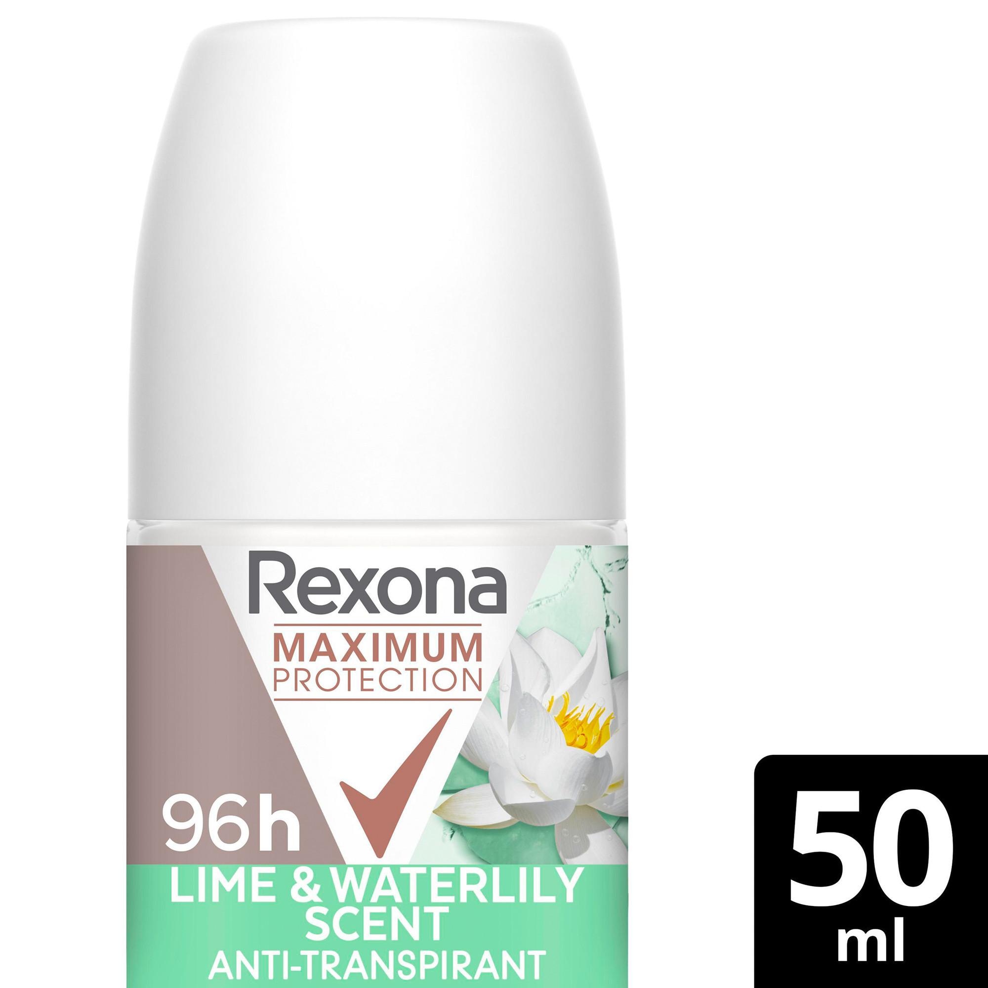 Rexona  Maximum Protection Deo Roll-On Anti-Transpirant Lime & Waterlily Scent 