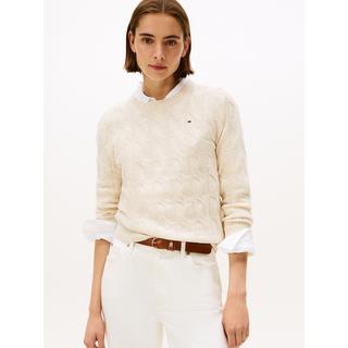 TOMMY HILFIGER Zopfmuster Regular Fit Pullover  
