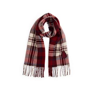 TOMMY HILFIGER Schal mit Karomuster und Fransen  