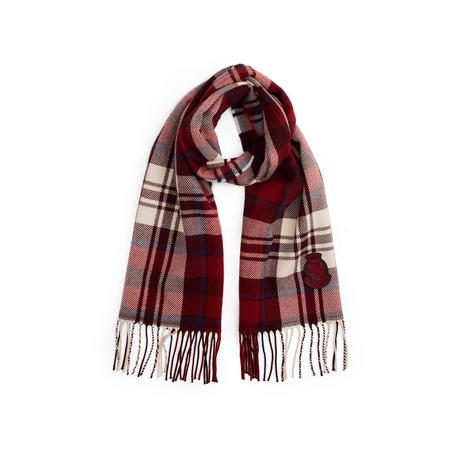 TOMMY HILFIGER Schal mit Karomuster und Fransen  