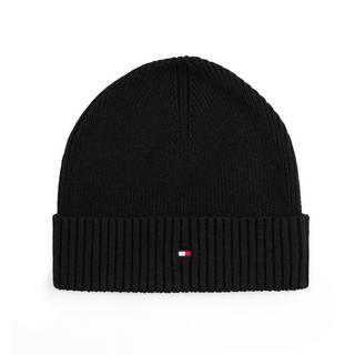 TOMMY HILFIGER Geripptes Mützen und Schal Set  