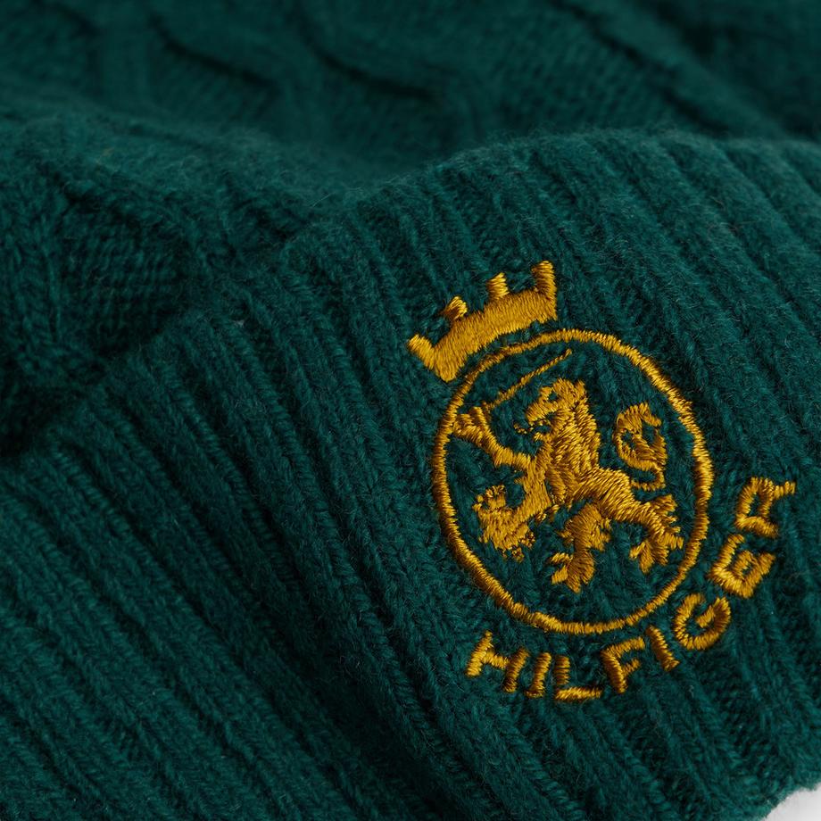 TOMMY HILFIGER Bonnet en maille torsadée  