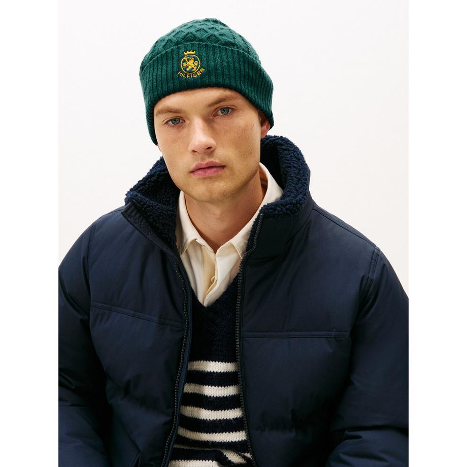 TOMMY HILFIGER Bonnet en maille torsadée  