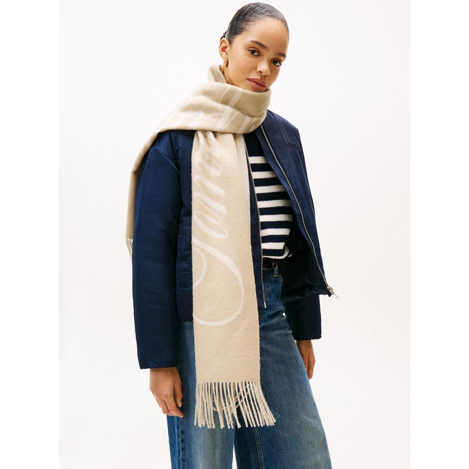 TOMMY HILFIGER Tommy Script Logo Schal  