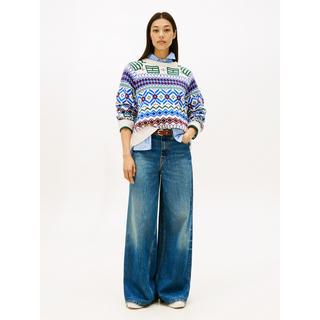 TOMMY HILFIGER Pull en maille à motifs  