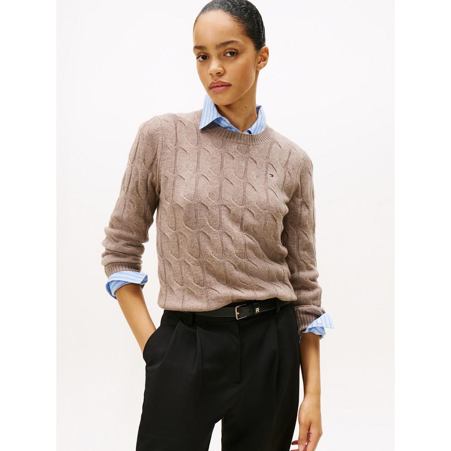 TOMMY HILFIGER Pull à motif tressé  