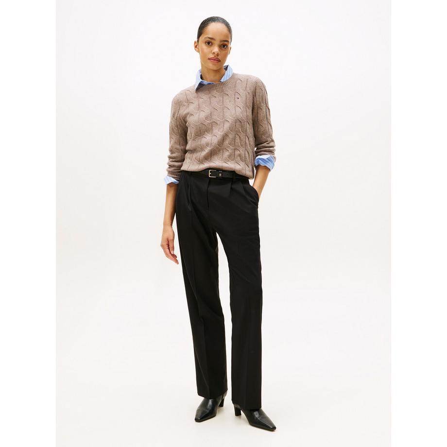 TOMMY HILFIGER Pull à motif tressé  