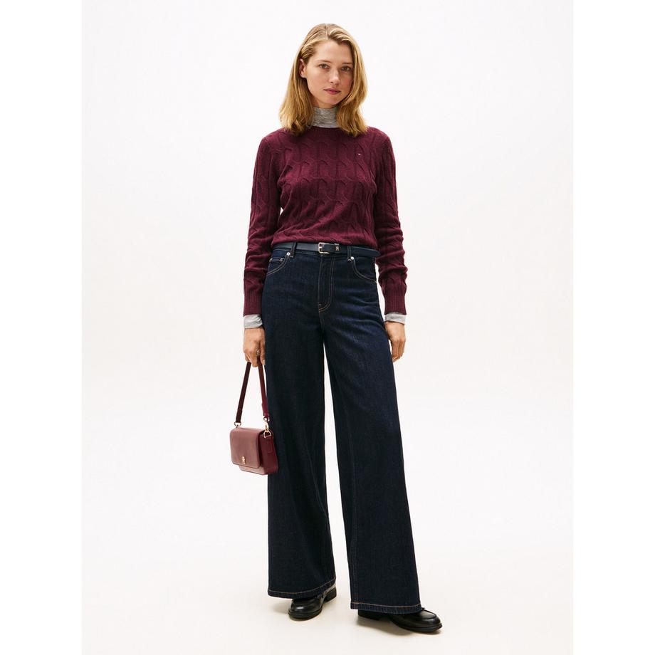 TOMMY HILFIGER Zopfmuster Regular Fit Pullover  