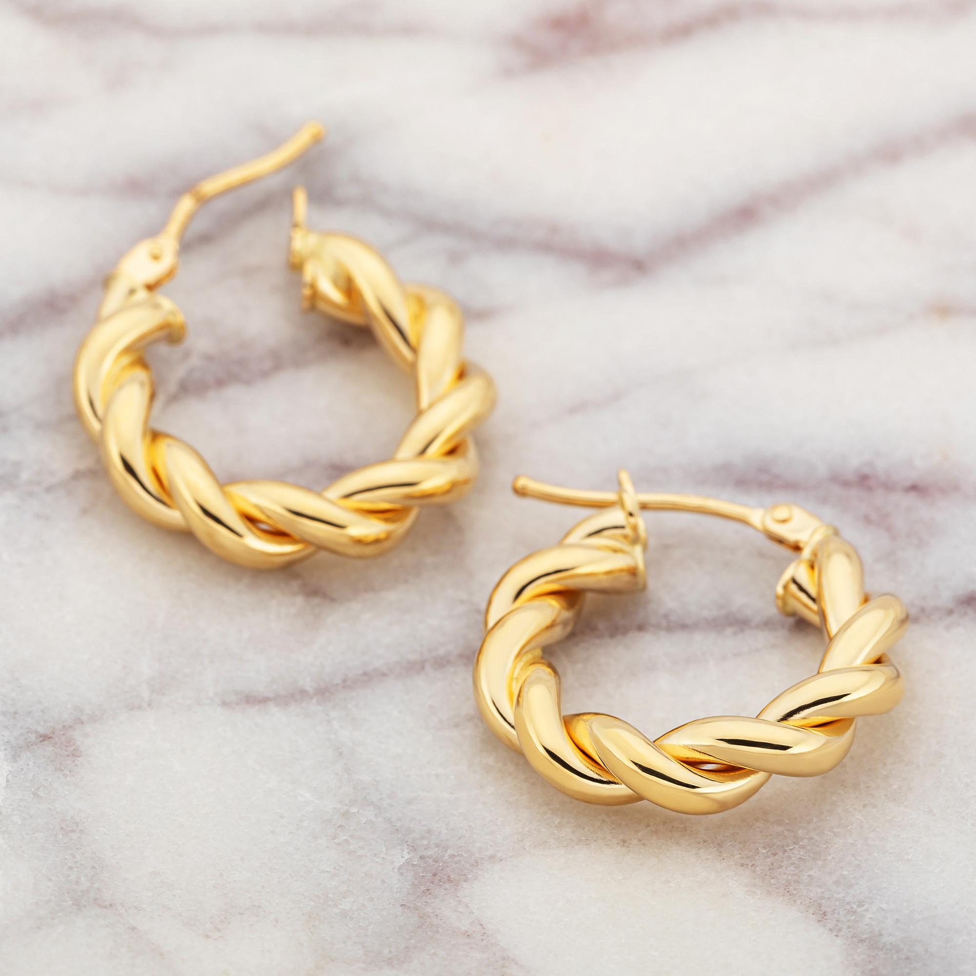 L' Atelier Gold 18 Karat by Manor  Ohrringe 