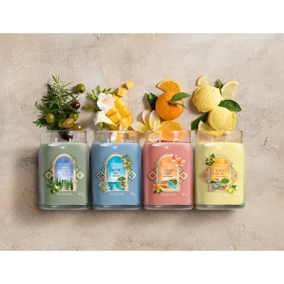 Yankee Candle Signature Candela profumata in vetro Azure Sky 
