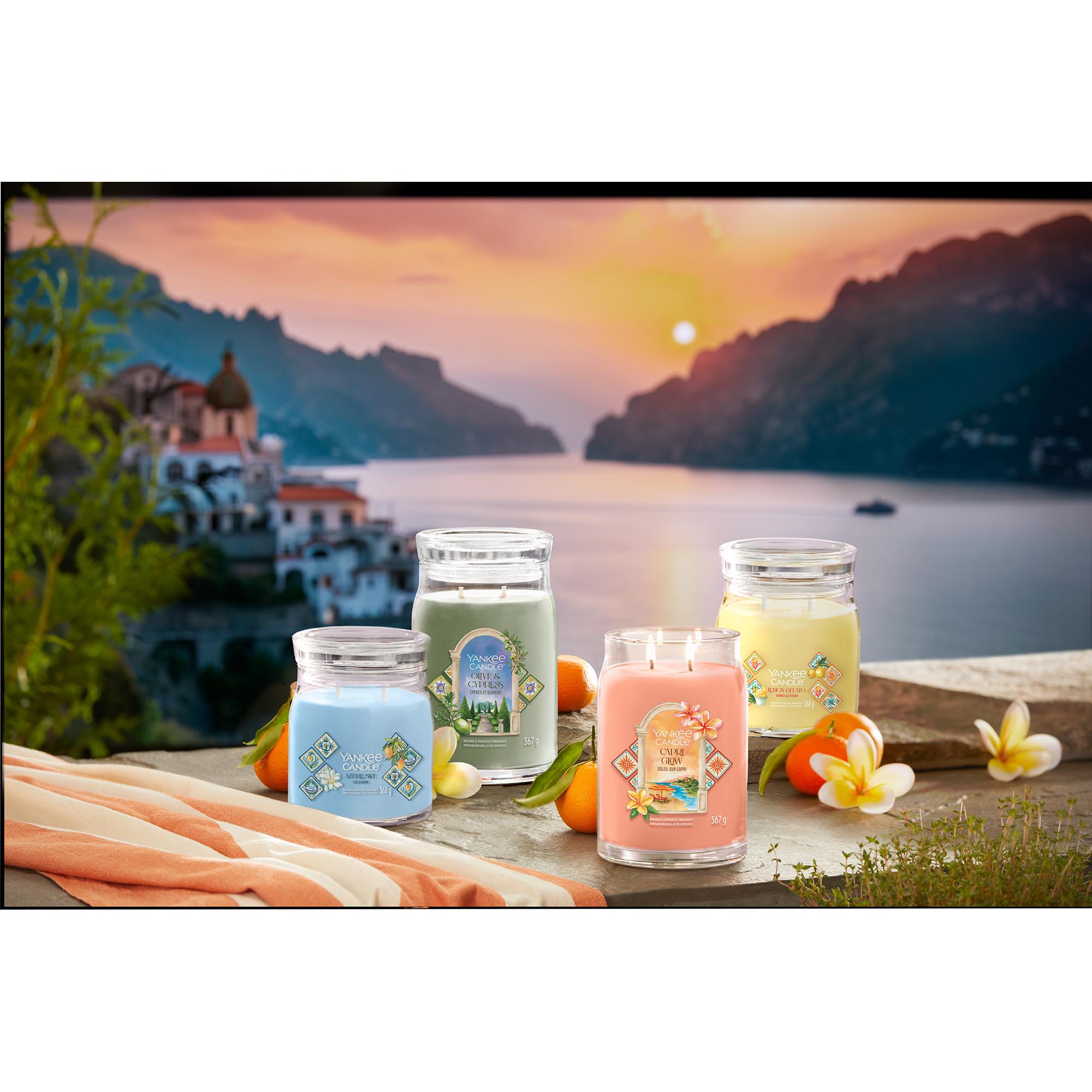 Yankee Candle Signature Duftkerze im Glas Lemon Gelato 