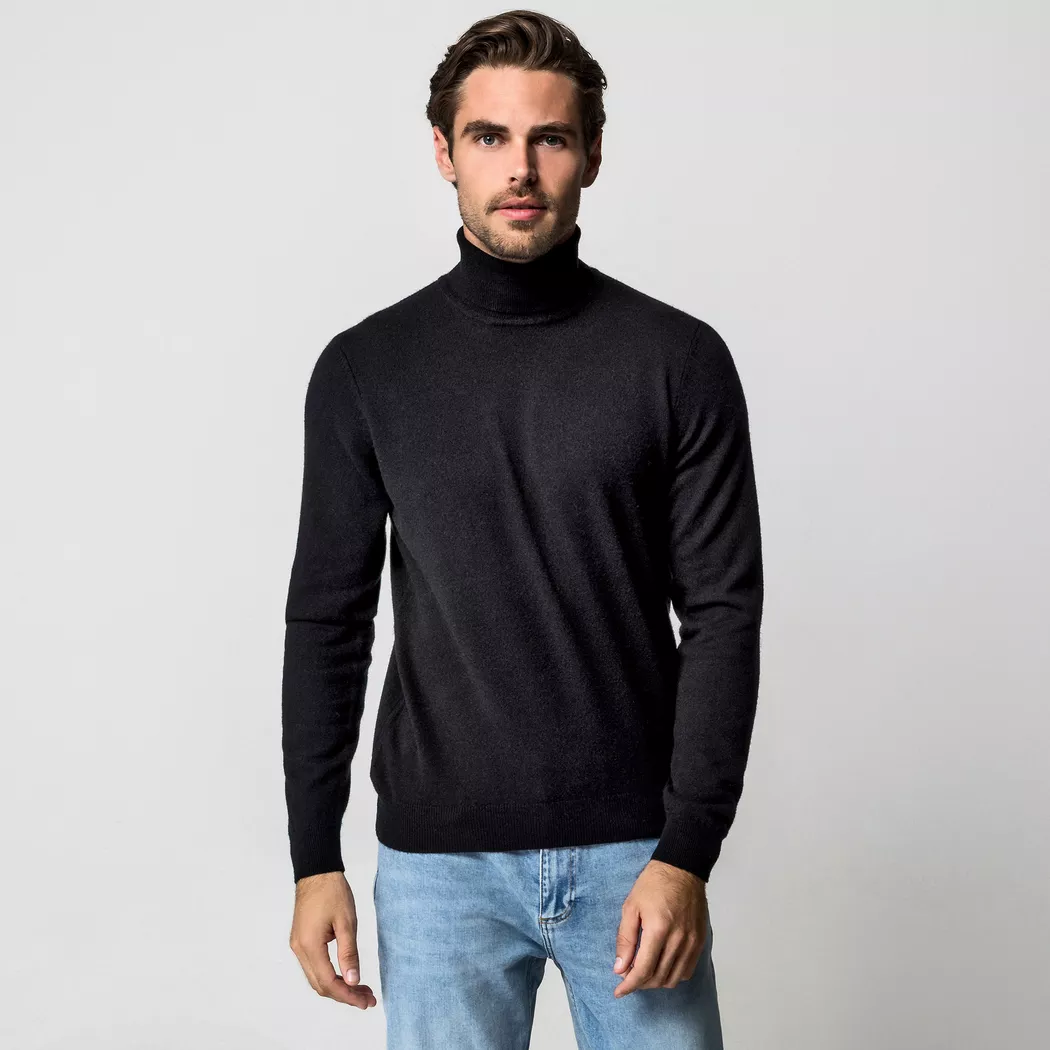 Manor Man - Roll Pull. Blend, für Herren, Black, Größe L