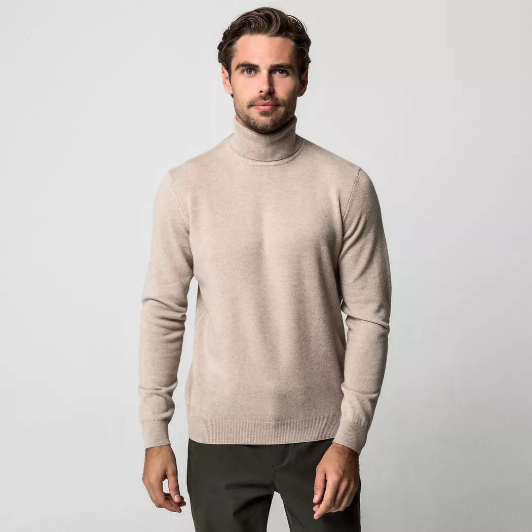 Manor Man - Roll Pull. Blend, für Herren, Beige, Größe L