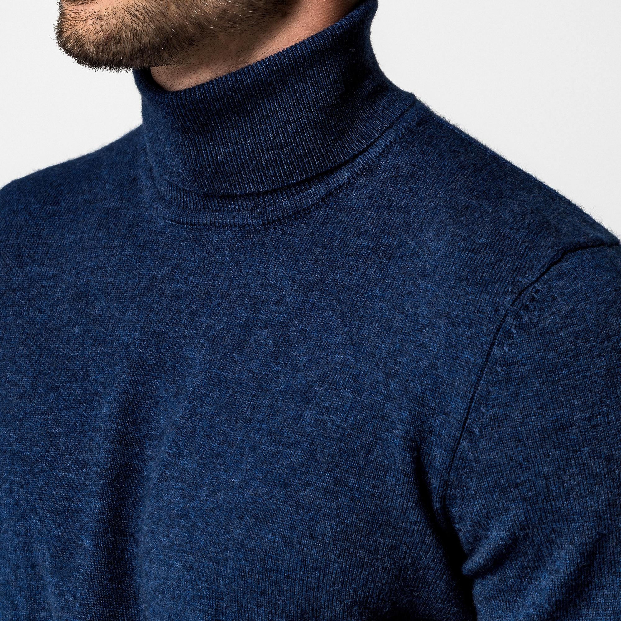 Manor Man Blend Pull Col Roulé  