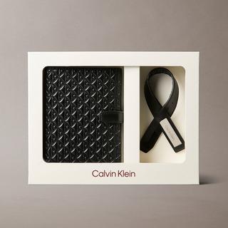 Calvin Klein Set Regalo Porta Passaporto Etichetta Bagaglio  