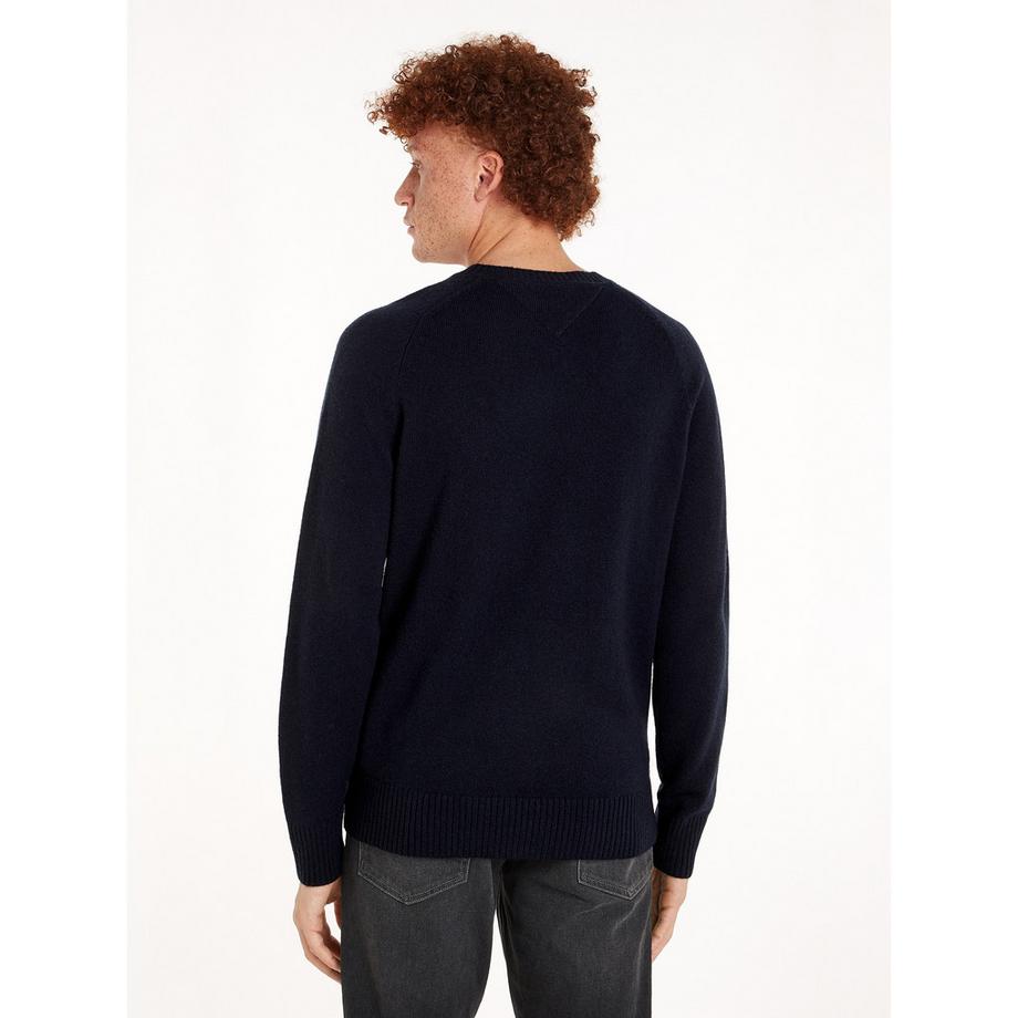 TOMMY HILFIGER Lambswool Crew Neck Pullover  
