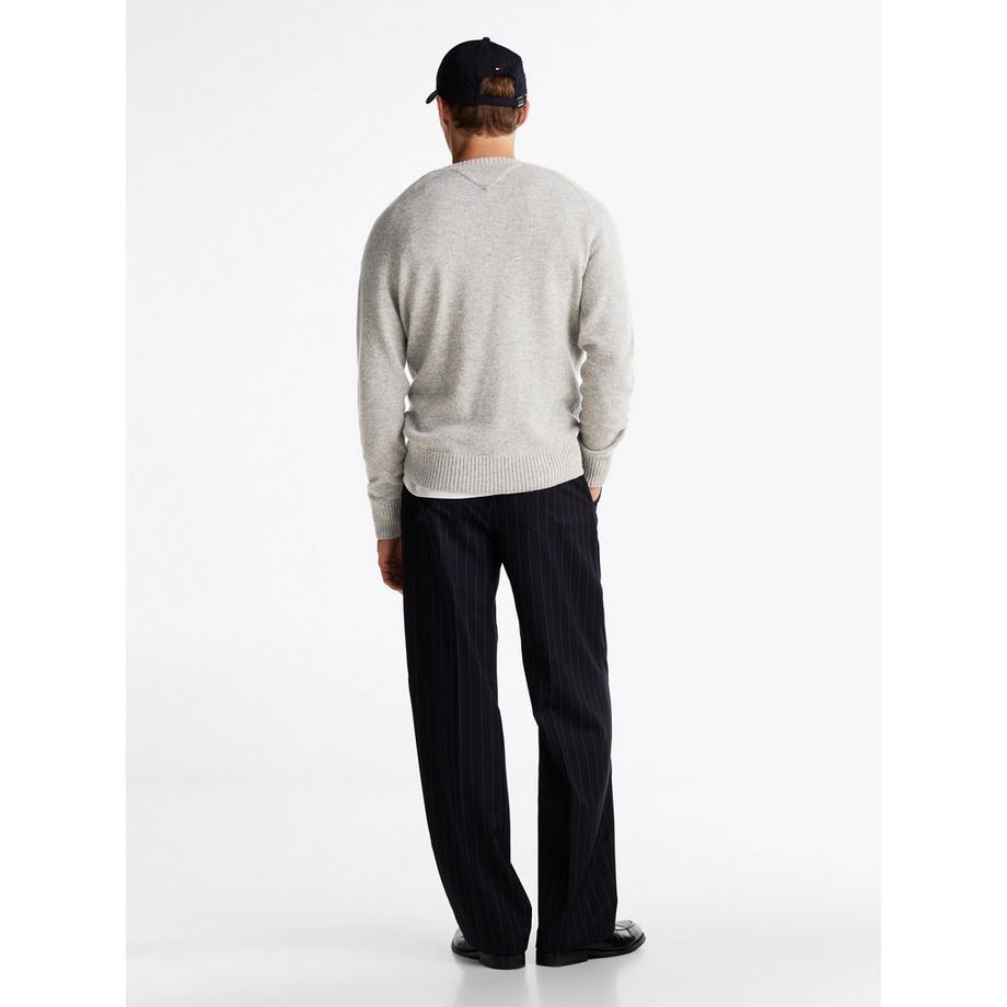 TOMMY HILFIGER Lambswool Crew Neck Pullover  