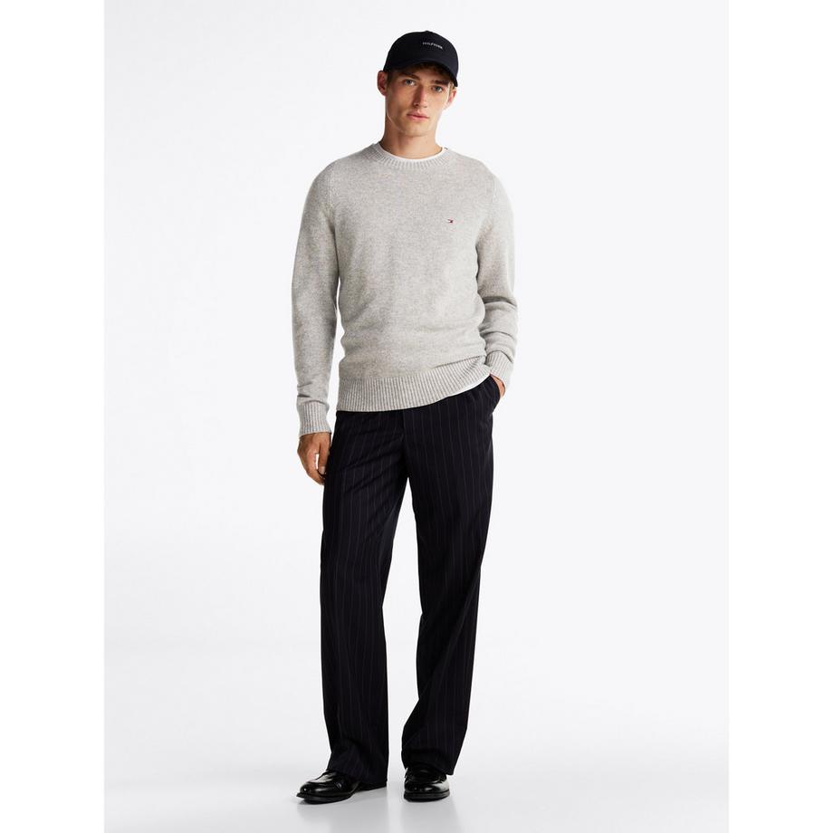 TOMMY HILFIGER Lambswool Crew Neck Pullover  