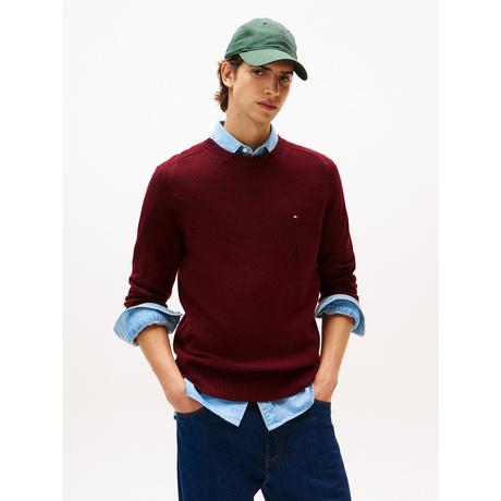 TOMMY HILFIGER Lambswool Crew Neck Pullover  
