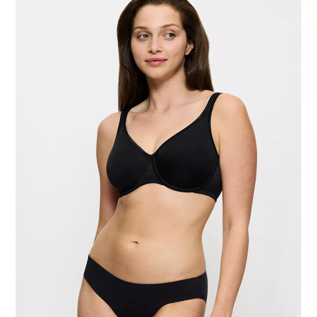 Triumph - Bügel-BH, unwattiert, für Damen, Black, Größe 75C