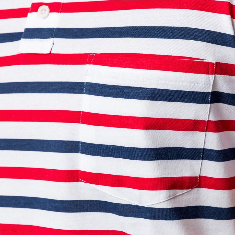 Manor Man Gestreiftes Polo Shirt  