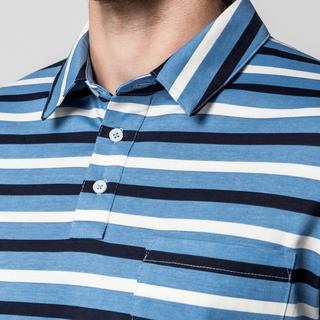 Manor Man Gestreiftes Polo Shirt  