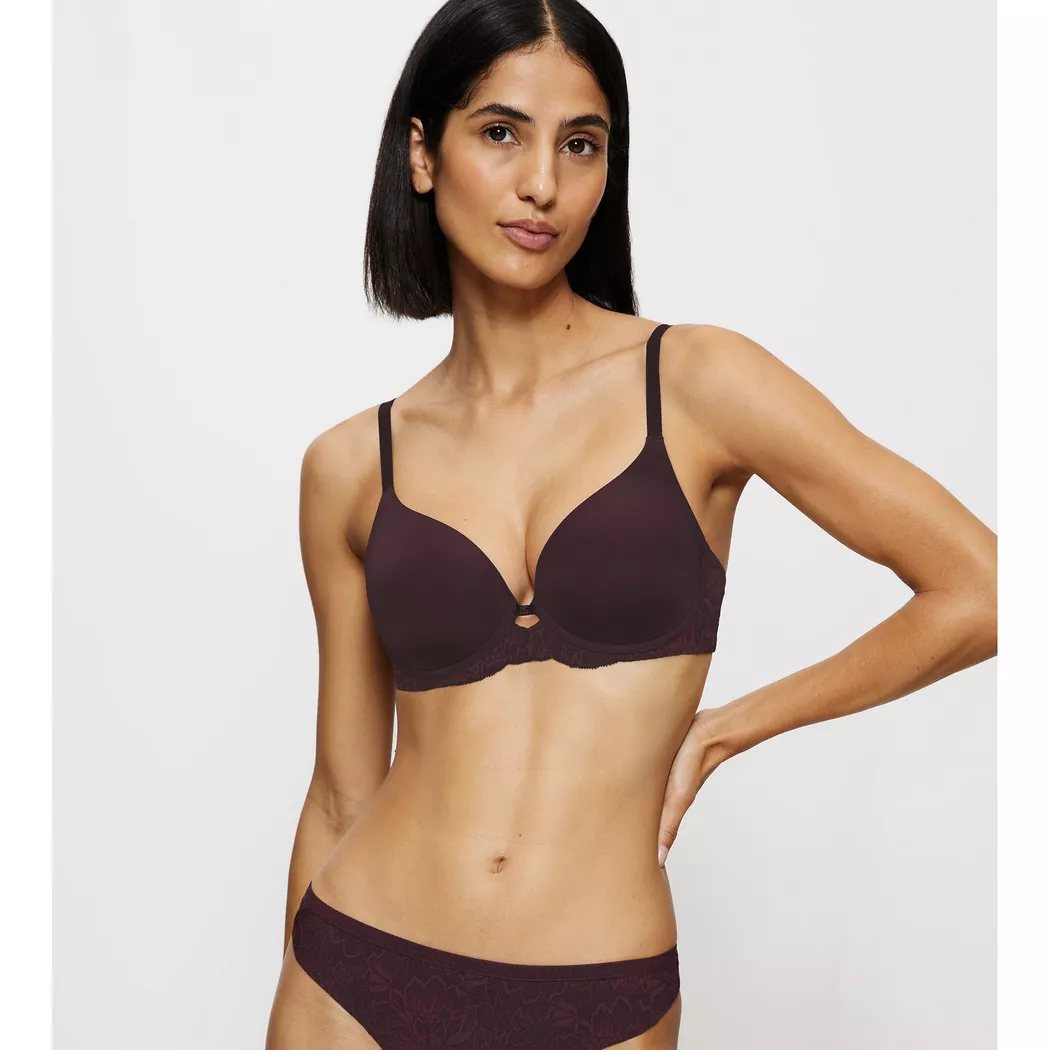 Triumph - Bügel-BH, wattiert, für Damen, Burgundy, Größe 85A