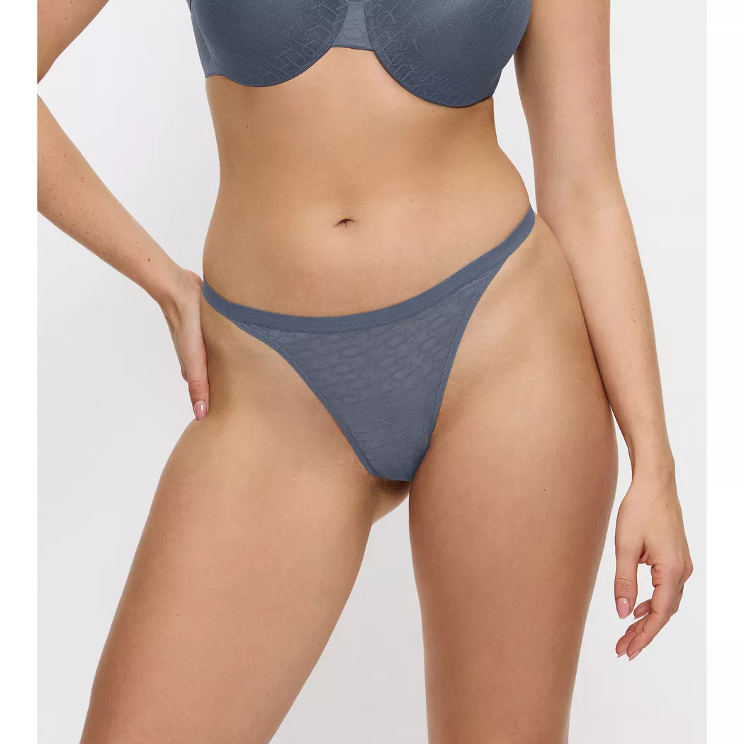 Triumph - String, für Damen, Blau, Größe 44