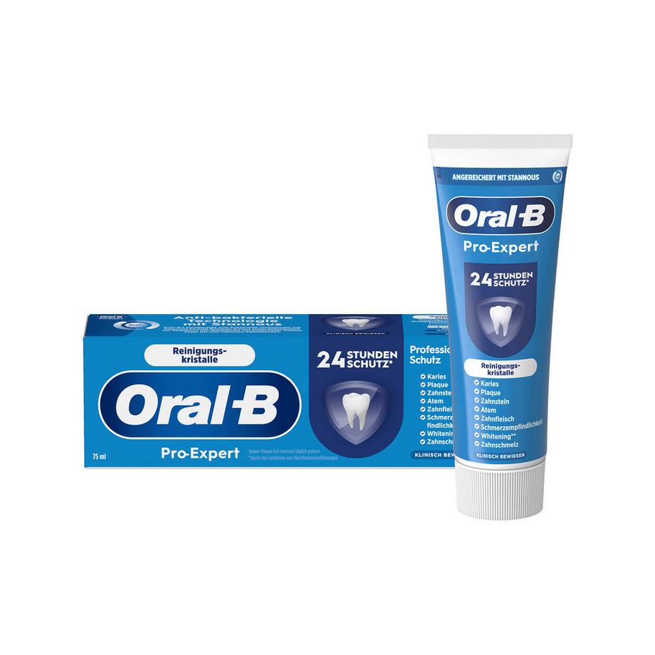 Oral-B  Pro-Expert Professioneller Schutz Zahncreme mit Reinigungskristallen 