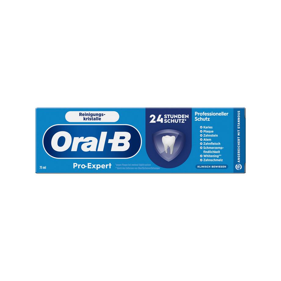 Oral-B  Pro-Expert Professioneller Schutz Zahncreme mit Reinigungskristallen 