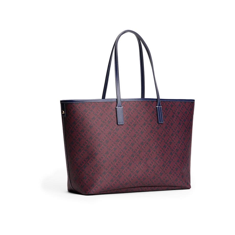 TOMMY HILFIGER TH Monoplay Leather Tote Bag  