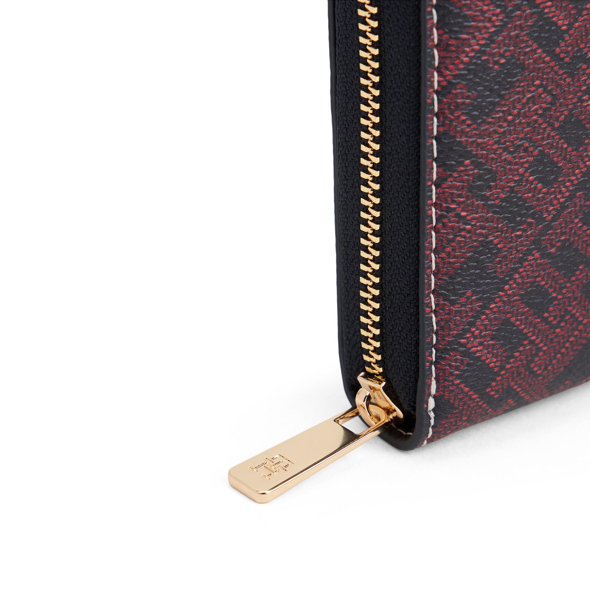 TOMMY HILFIGER TH ICON Monogramm Reissverschluss Portemonnaie  