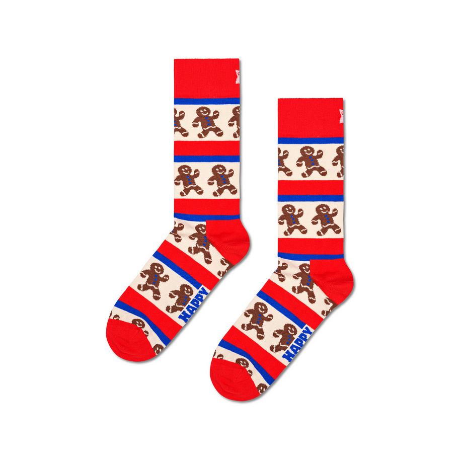 Happy Socks Chaussettes Coffret Cadeau Cœur Pain d'Épices  