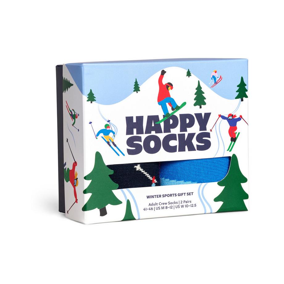 Happy Socks Winter Sports Socken Geschenkset 2er-Pack  