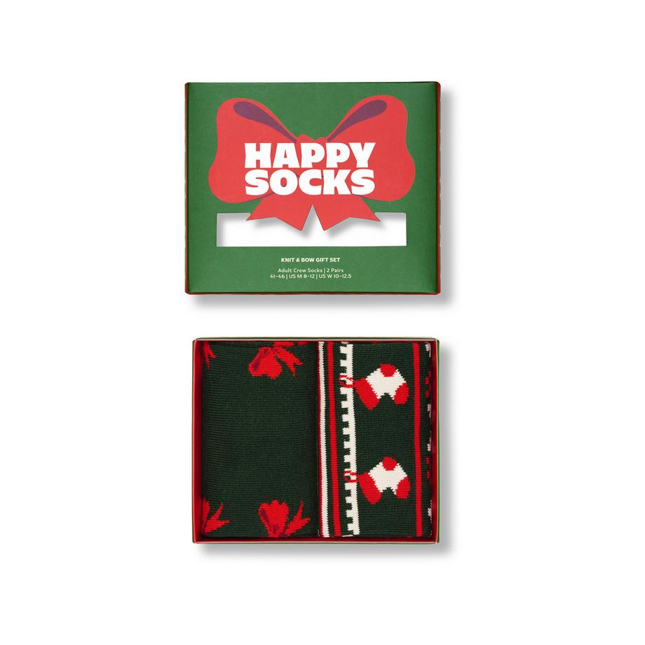 Happy Socks Knit And Bow Socken Geschenkset  