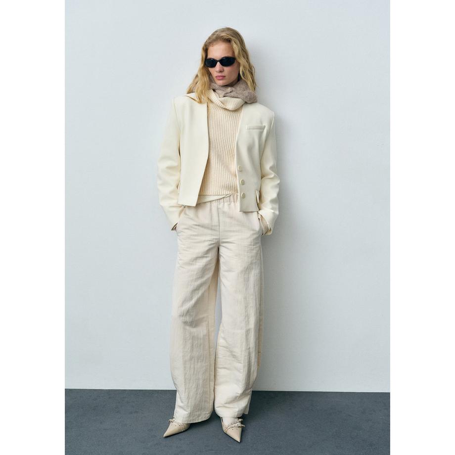 MANGO Jeanne Cropped Blazer  