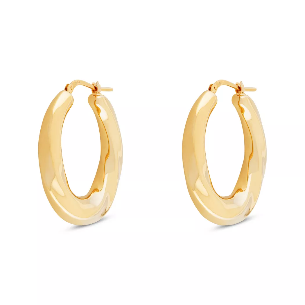 L' Atelier Gold 18 Karat by Manor - Ohrringe, One Size, Gelbgold