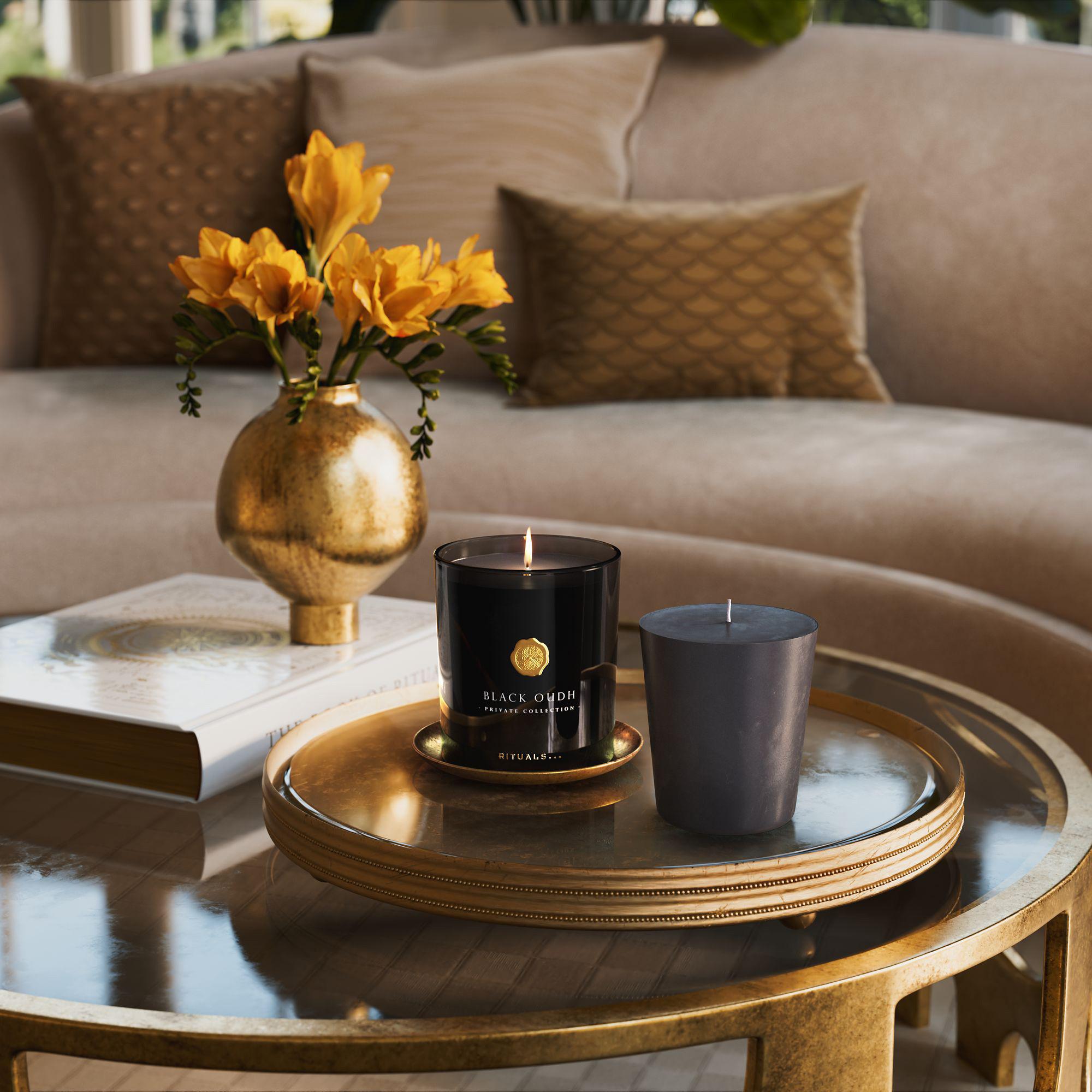 Kerze Rituals Duftkerze Black Oudh RITUALS Refill Scented Candle