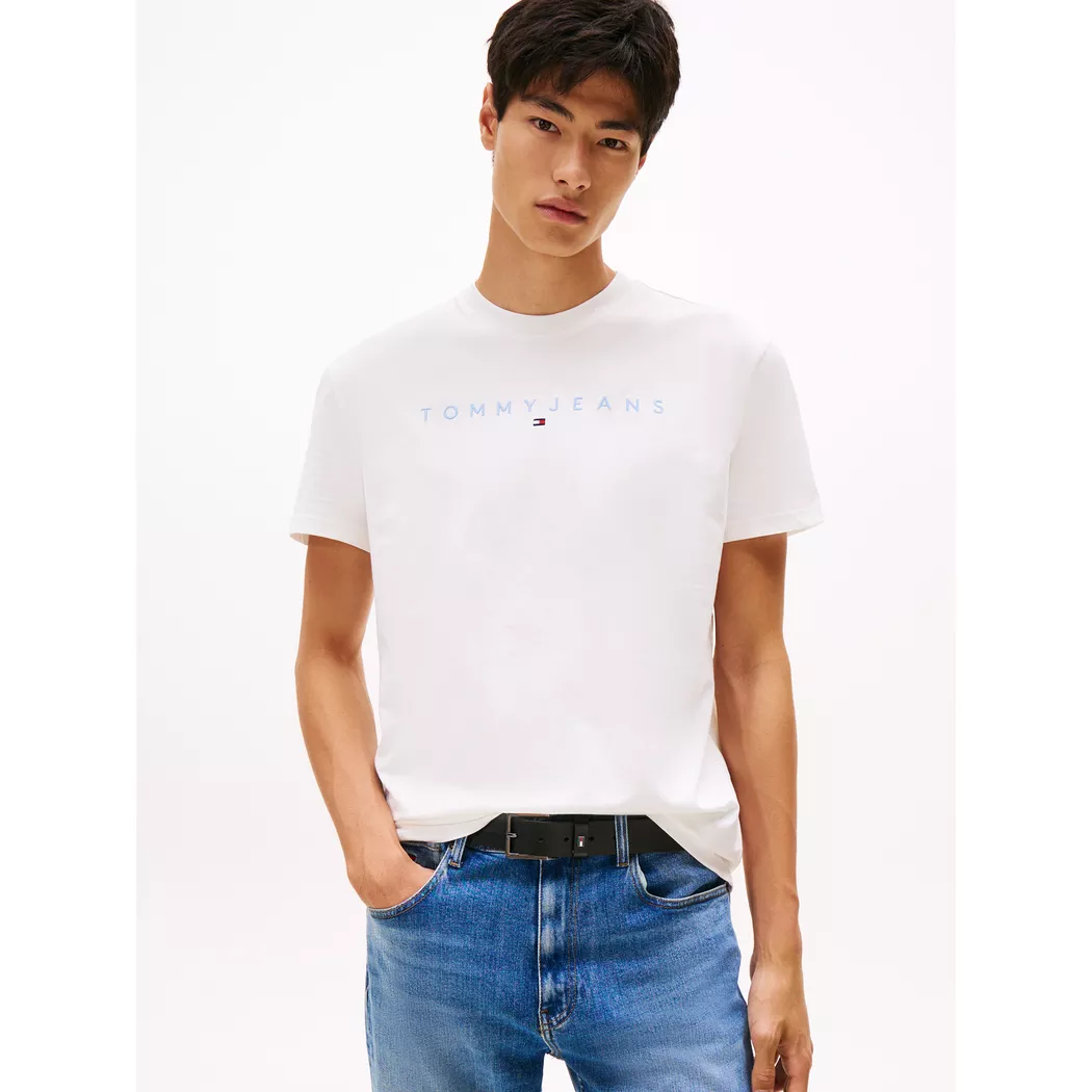 Tommy Jeans T-shirt à Manches Courtes Dm0dm20744 White M Homme