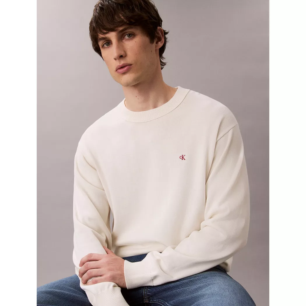 Pull CALVIN KLEIN JEANS Homme couleur Blanc XXL