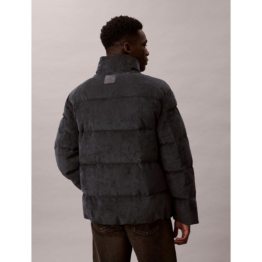 Calvin Klein Jeans Blouson Puffer en Velours Côtelé  