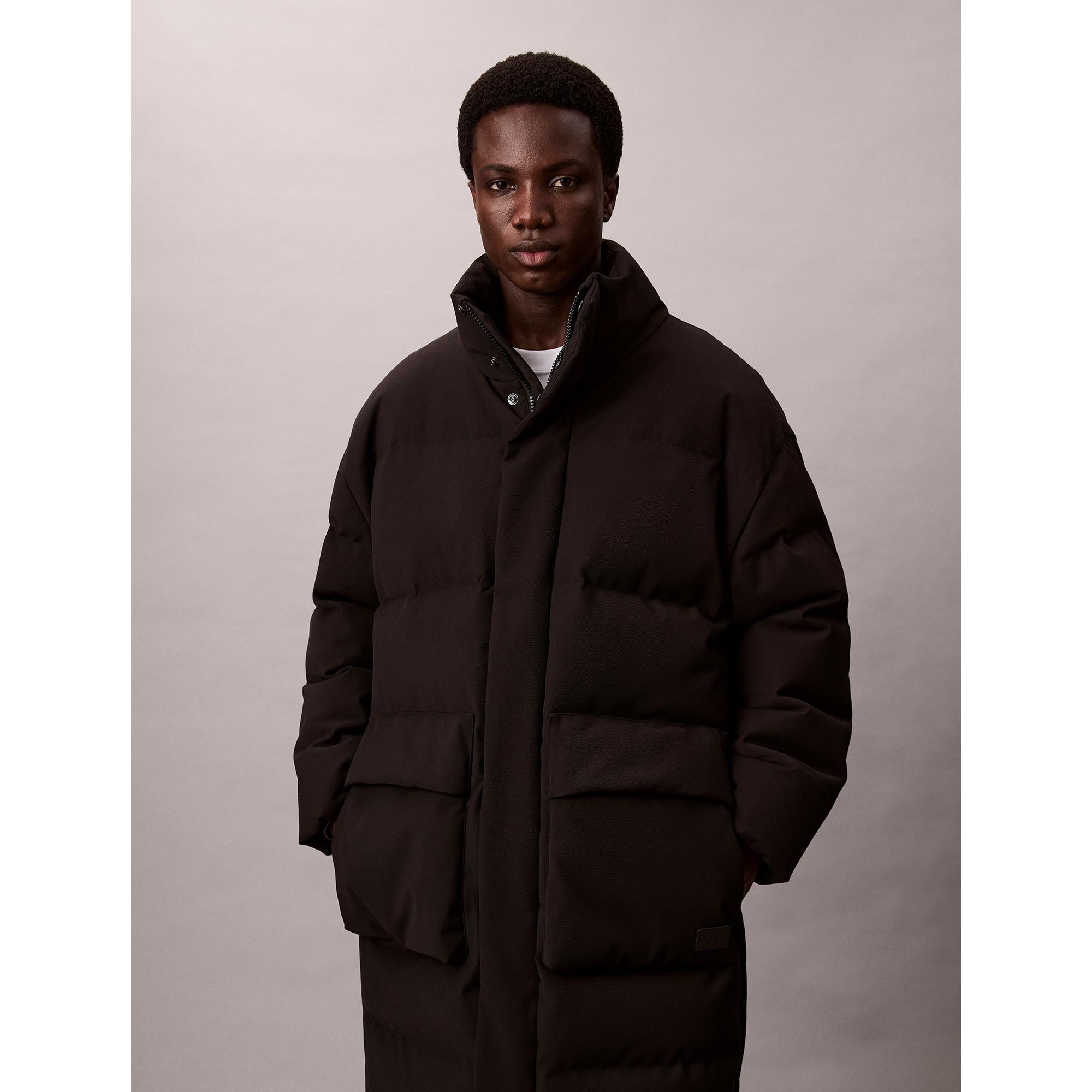 Calvin Klein Jeans Langer Daunenmantel Gerader Fit  