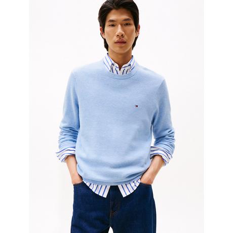 TOMMY HILFIGER Maglione Girocollo Maglia Fine  