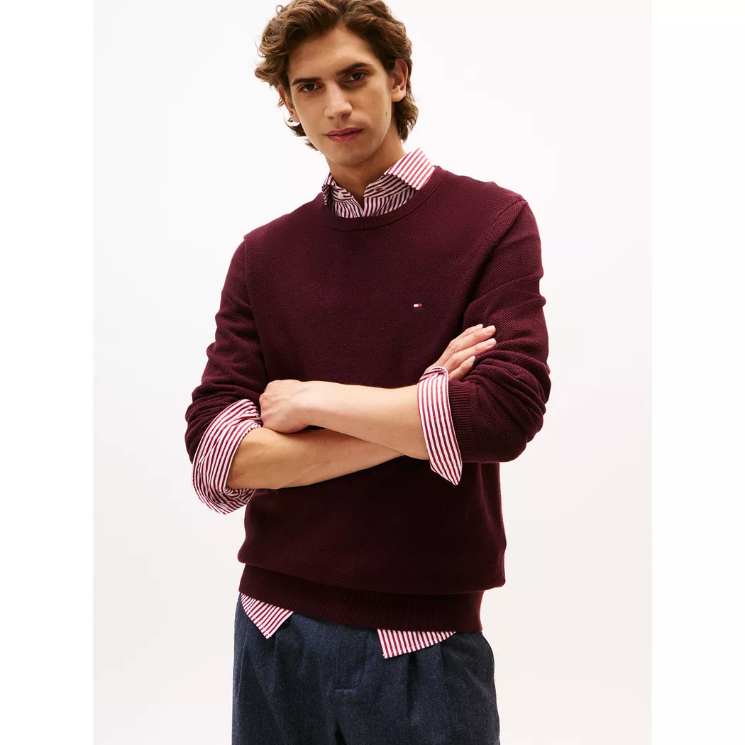 Tommy Hilfiger - Pullover, für Herren, Bordeaux, Größe L