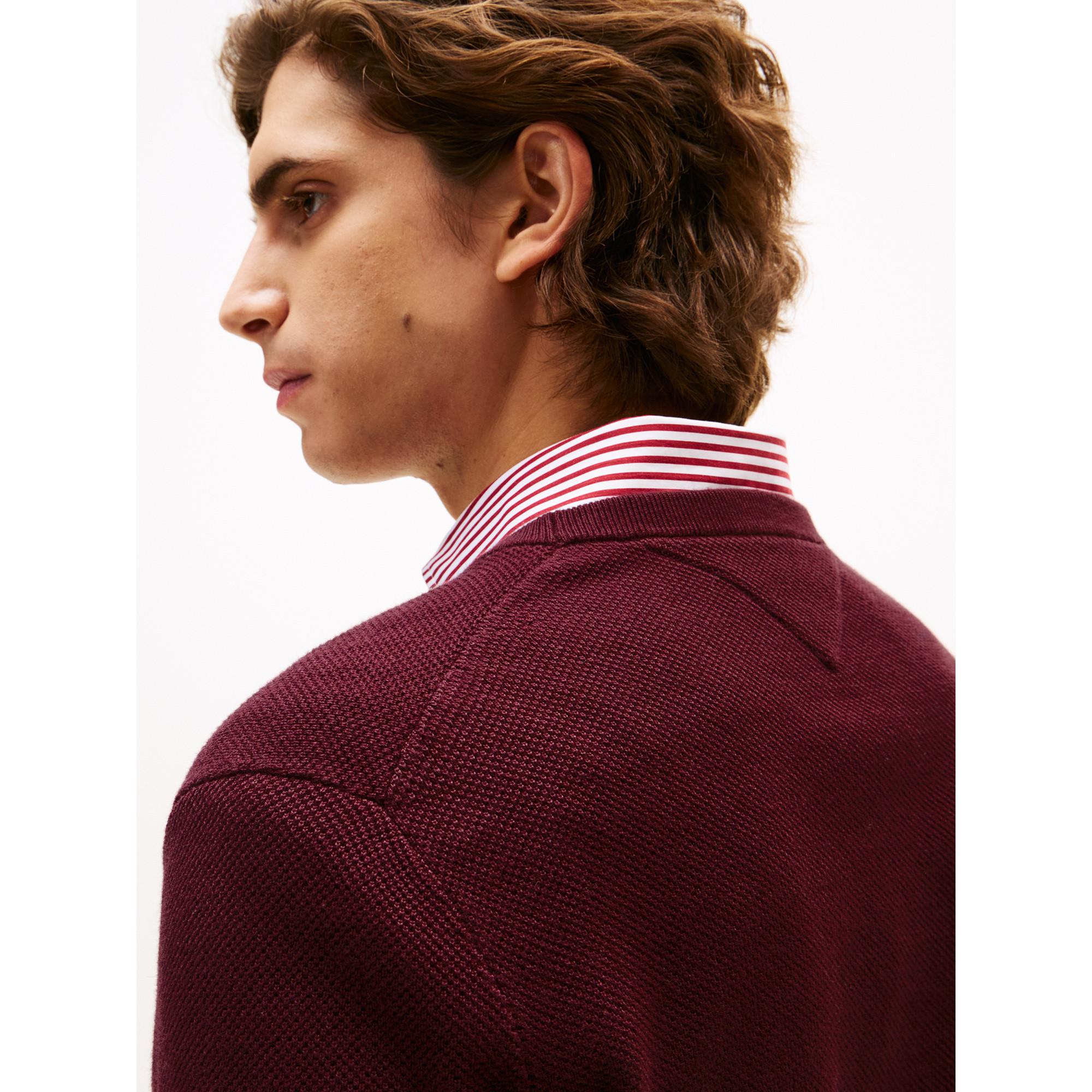 TOMMY HILFIGER Pull Col Rond Maille Fine  