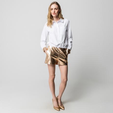 Manor Woman Chemisier à ourlet élastique  