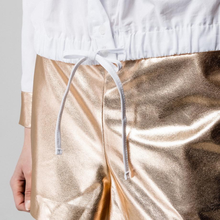 Manor Woman Camicetta con orlo elastico  