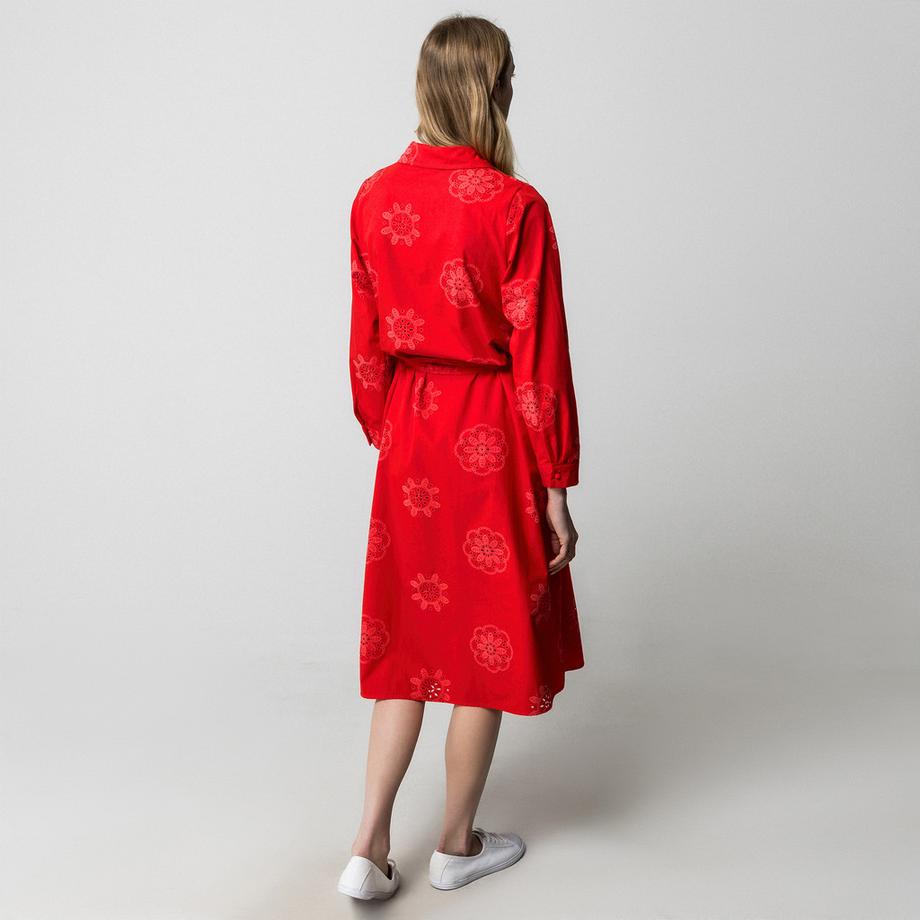 Manor Woman Abito Chemisier Casual con Motivo Floreale  